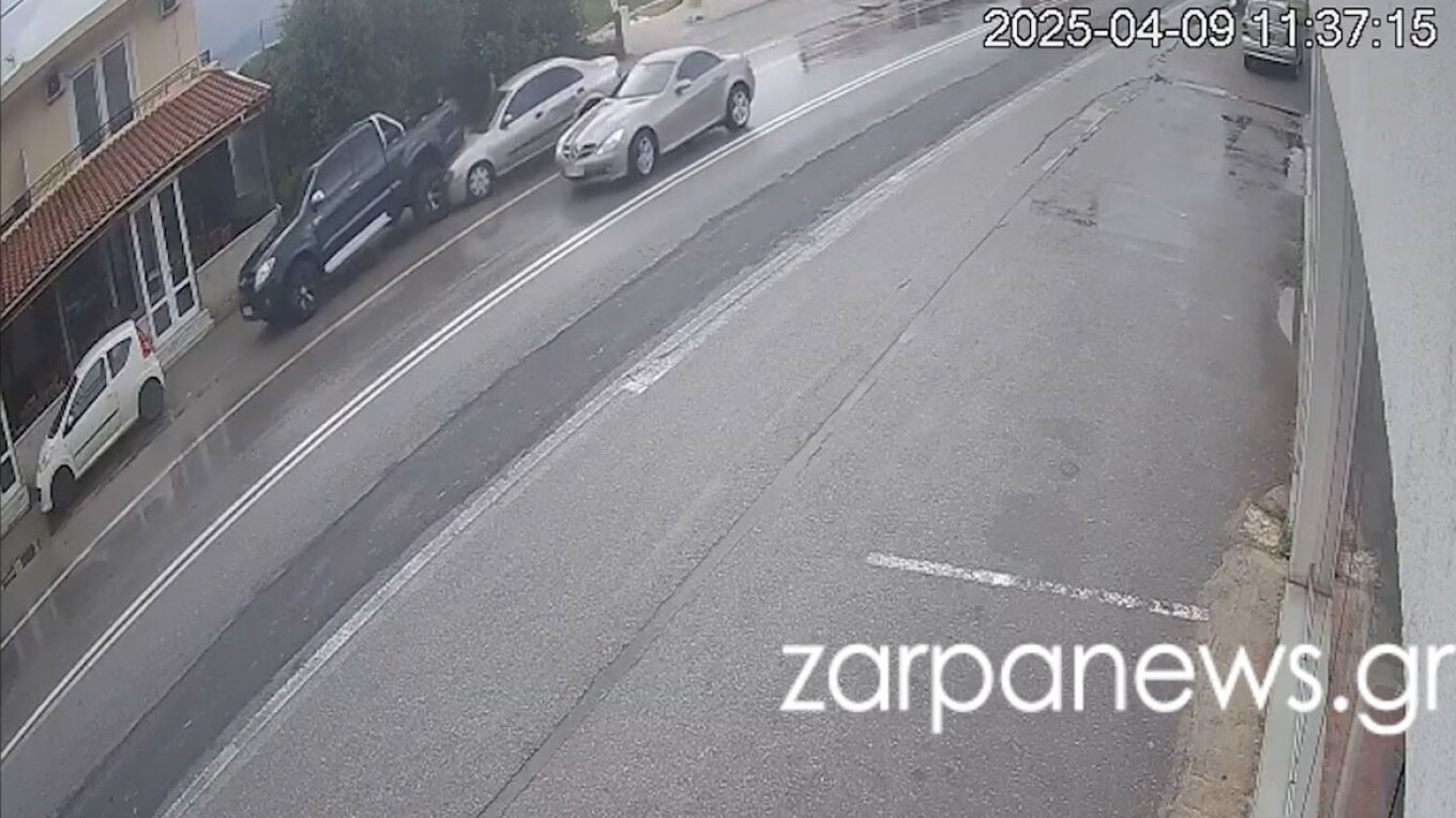 Αδιανόητος οδηγός στα Χανιά: Έκανε αναστροφή, προκάλεσε τροχαίο και έφυγε… χαλαρός, δείτε βίντεο