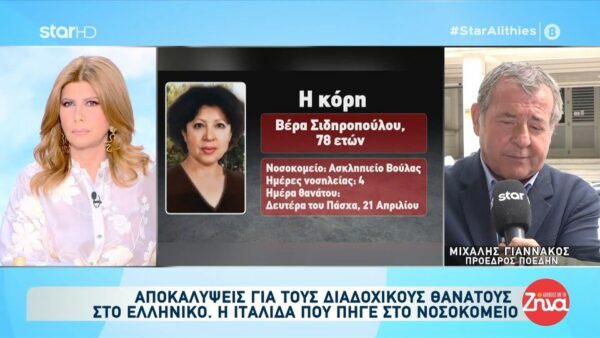 Θρίλερ στο Ελληνικό-«Ερχόταν μια γυναίκα από την πολυκατοικία και πρόσεχε τον Μιχάλη… Τον “έκλαιγε” ενώ ήταν ζωντανός και την έδιωξαν από το νοσοκομείο