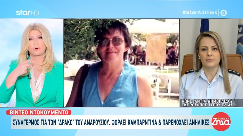 Εκπρόσωπος τύπου ΕΛ.ΑΣ για δράκο Αμαρουσίου: Αν υπάρχουν θύματα, να έρθουν να καταθέσουν στην Αστυνομία…