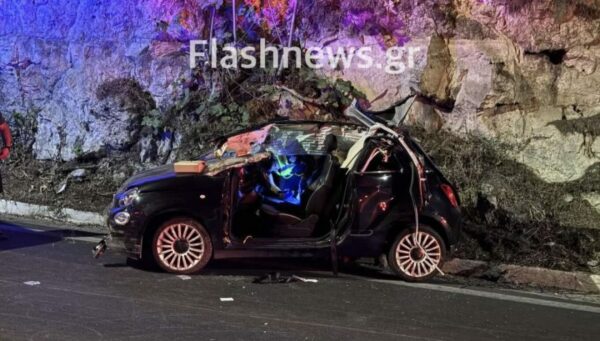 Θανατηφόρο τροχαίο τα ξημερώματα στα Χανιά – Σκοτώθηκε μια γυναίκα 30 ετών