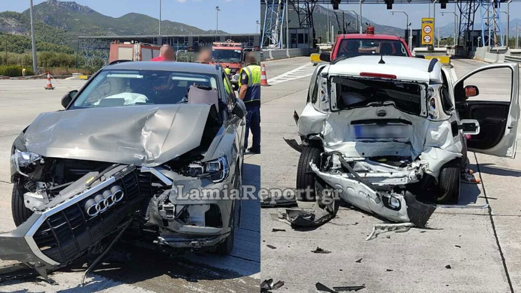 Φθιώτιδα: Απίστευτο τροχαίο στα διόδια – «Καρφώθηκε» πίσω από σταματημένο αυτοκίνητο!