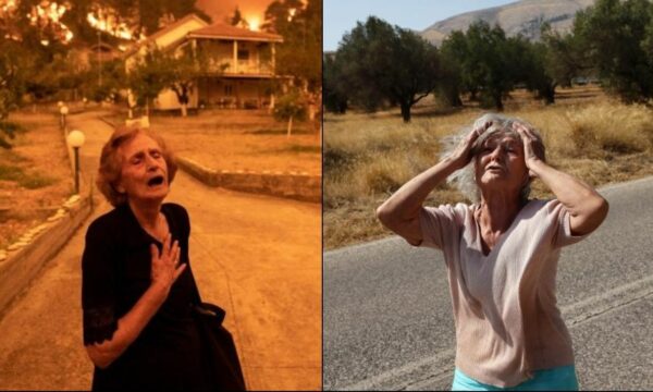 Δύο εικόνες, ίδιος σπαραγμός: Οι ηλικιωμένες γυναίκες που έγιναν σύμβολο απελπισίας