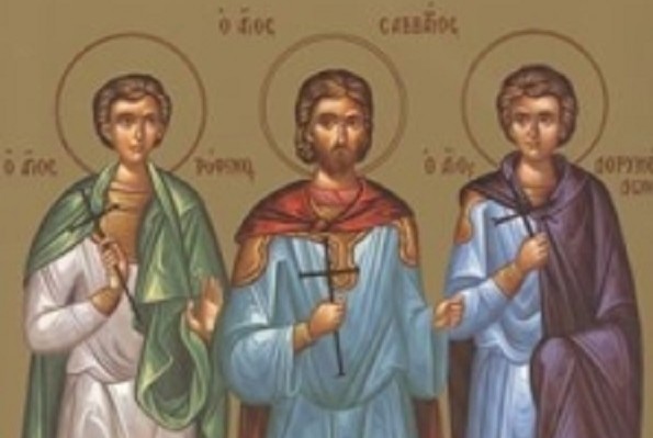 Οι Άγιοι Τρόφιμος, Σαββάτιος και Δορυμέδων εορτάζουν στις 19 Σεπτεμβρίου