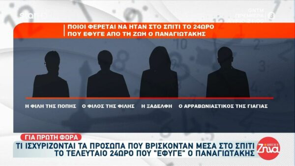 Ποιοι βρίσκονταν στο σπίτι το τελευταίο 24ωρο που έφυγε από τη ζωή ο Παναγιωτάκης-Όλο το παρασκήνιο
