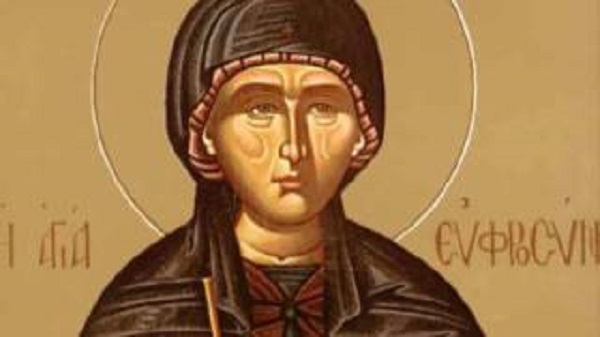 Σήμερα 25 Σεπτεμβρίου εορτάζει η Οσία Ευφροσύνη