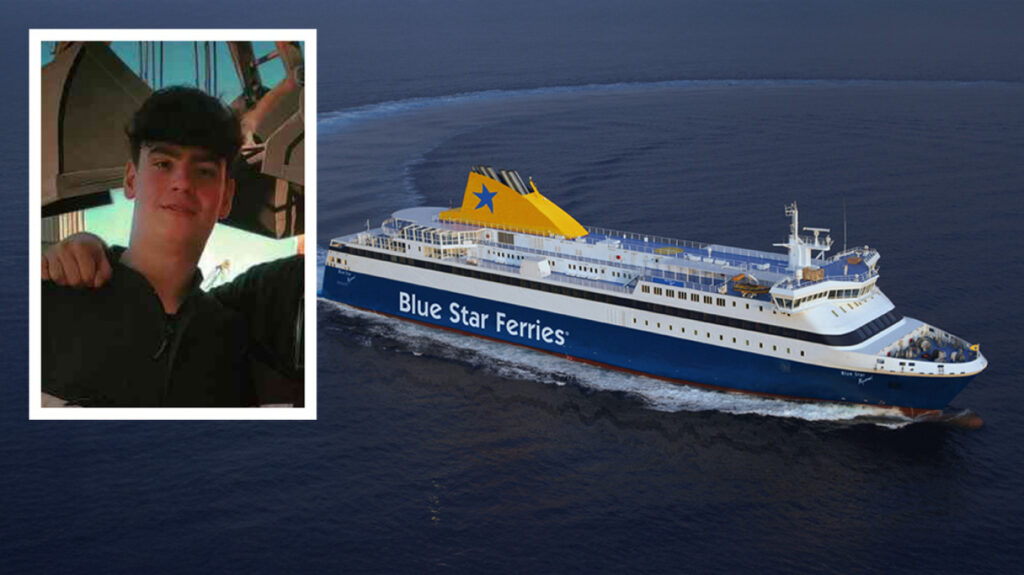 Συνελήφθησαν ο πλοίαρχος και ο Α’ μηχανικός του Blue Star Chios για τον θάνατο του 20χρονου Τάσου