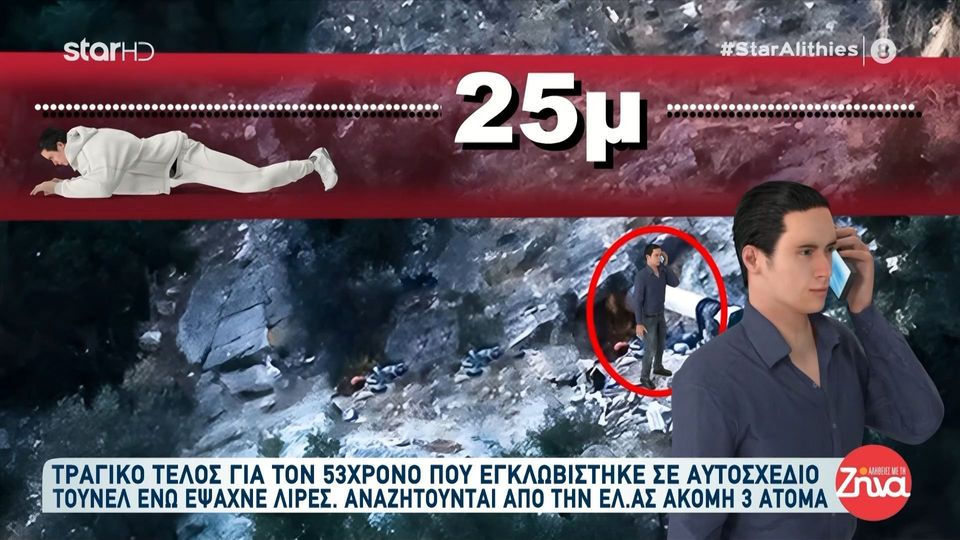 Τραγικό τέλος για τον 53χρονο που έψαχνε λίρες σε αυτοσχέδιο τούνελ – Τα 3 άτομα  που αναζητούνται από την ΕΛ.ΑΣ