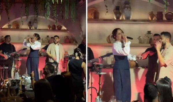 Η Ξένια Βέρρα στη σκηνή με τον Σαντικαϊ – Κάτι “ψήνεται” στη μουσική σκηνή