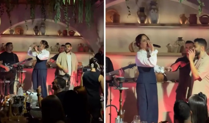 Η Ξένια Βέρρα στη σκηνή με τον Σαντικαϊ – Κάτι “ψήνεται” στη μουσική σκηνή