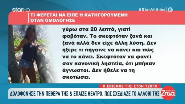 Έγκλημα στη Σαλαμίνα- Όσα είπε η 46χρονη κατηγορούμενη όταν ομολόγησε ότι σκότωσε την πεθερά της