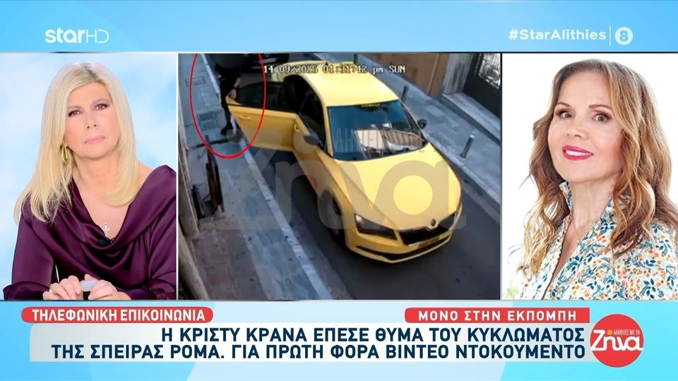 Βιντεο ντοκουμέντο: Θύμα του κυκλώματος της σπείρας Ρομά που παρίσταναν λογιστές η Κρίστυ Κρανά