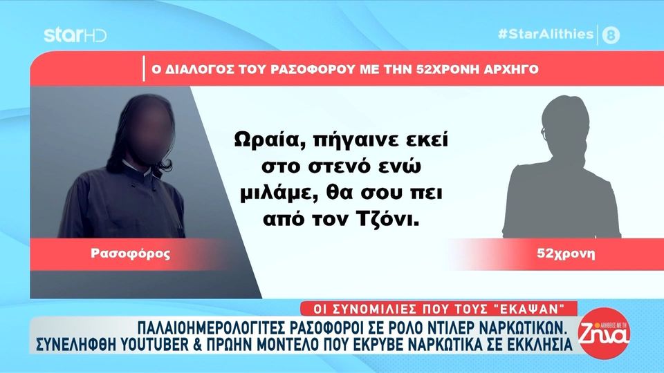 Τα μηνύματα που «έκαψαν» τον συλληφθέντα ρασοφόρο YouTuber που εξαπάτησε την Έρρικα Πρεζεράκου