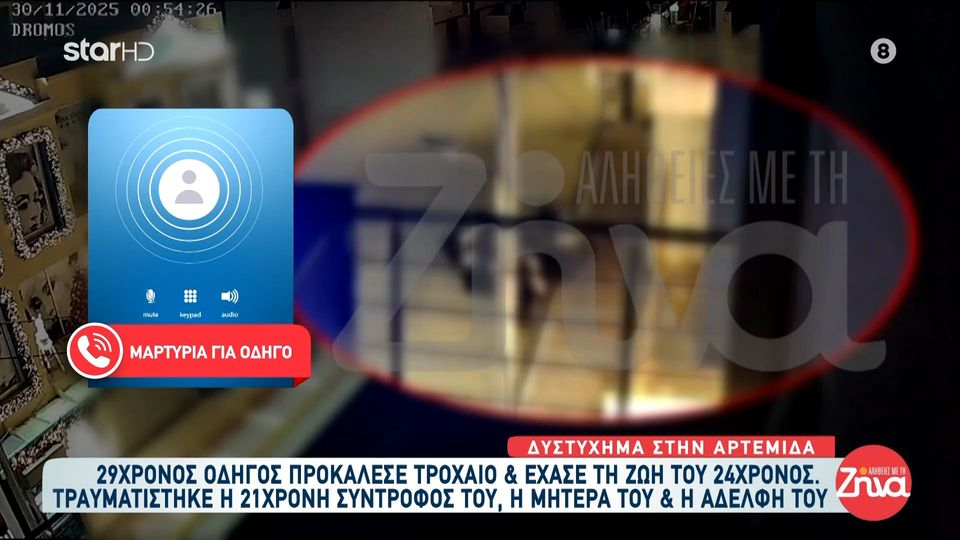 Μαρτυρία για τον 29χρονο οδηγό στη Λούτσα: «Ήταν επικίνδυνος, είναι αναίσθητος άνθρωπος, όταν τον έβαζαν στο ασθενοφόρο έψαχνε το κινητό του και ρωτούσε αν χτύπησε στο αυτί του»
