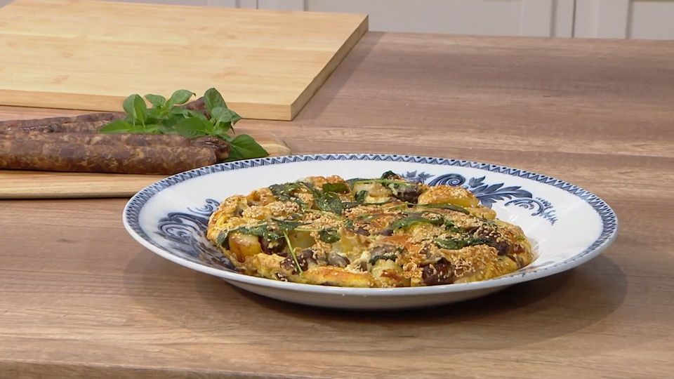 Φρουτάλια με λουκάνικο Άνδρου