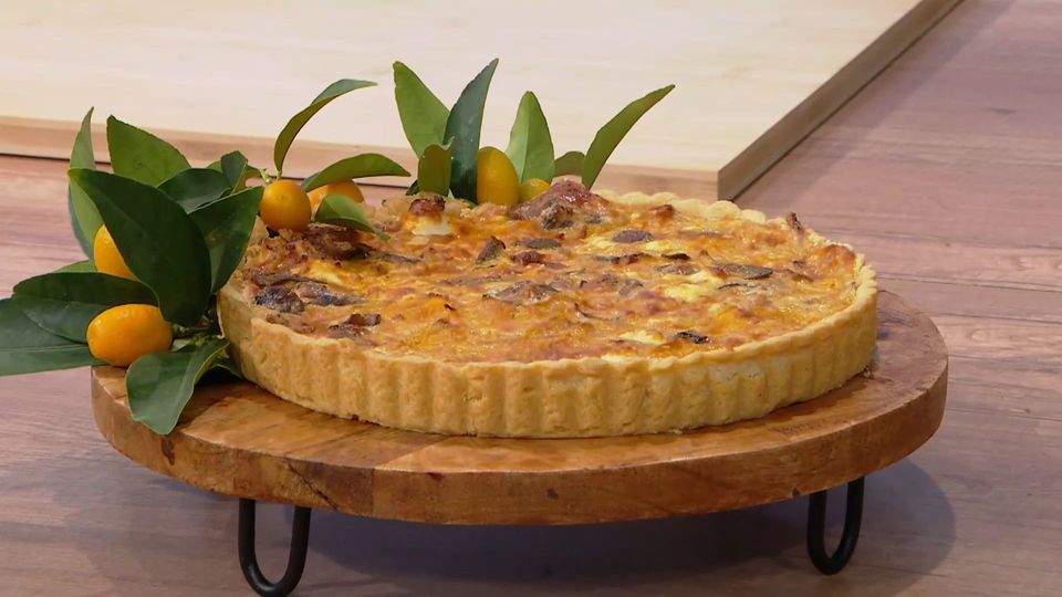 Τάρτα με κολοκύθα, κάστανα και αρωματικά