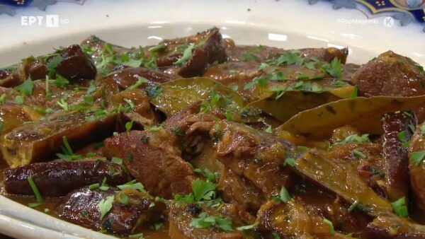 Τσακώνικες μελιτζάνες Λεωνιδίου με μοσχάρι