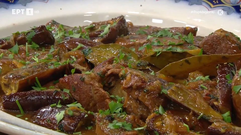 Τσακώνικες μελιτζάνες Λεωνιδίου με μοσχάρι