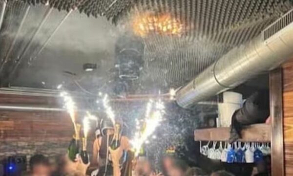 Κραν Μοντανά: Η στιγμή που λαμπαδιάζει η οροφή του κλαμπ – Ντοκουμέντο από το ξεκίνημα της τραγωδίας