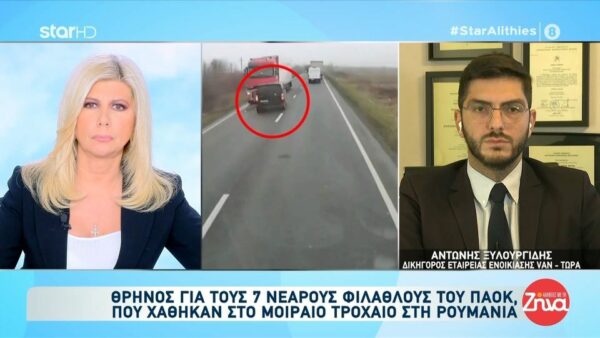 Πολύνεκρο τροχαίο στη Ρουμανία: Όλα όσα λέει ο δικηγόρος της εταιρείας ενοικίασης από όπου πήραν το  van οι  νεαροί οπαδοί του ΠΑΟΚ