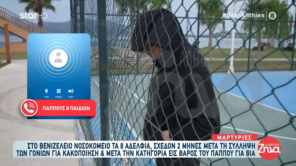 Σοκάρει η υπόθεση κακοποίησης των  οκτώ ανήλικων αδελφών στο Ηράκλειο- Παππούς οχτώ παιδιών: «Με κατηγορούν ότι κυκλοφορούσα γυμνός στο σπίτι και ότι τα χτυπούσα…