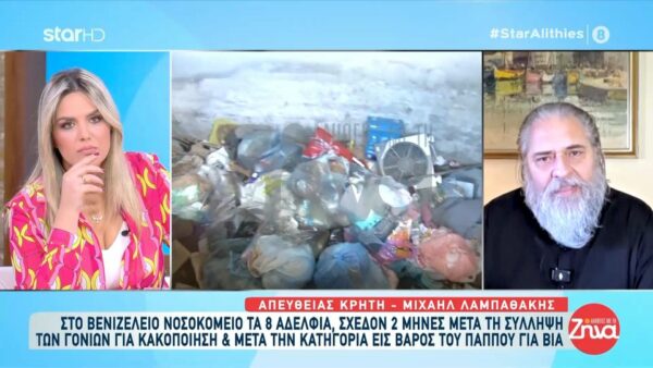 Κρήτη: Στο νοσοκομείο τα οχτώ αδελφάκια μετά τη σύλληψη των γονιών για κακοποίηση και  μετά την κατηγορία εις βάρος του παππού για βία