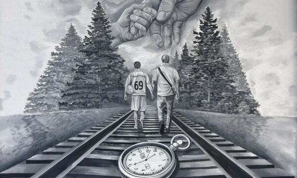 Θεσσαλονίκη: Συγκλονιστικό γκράφιτι αφιερωμένο στη μνήμη δύο θυμάτων των Τεμπών