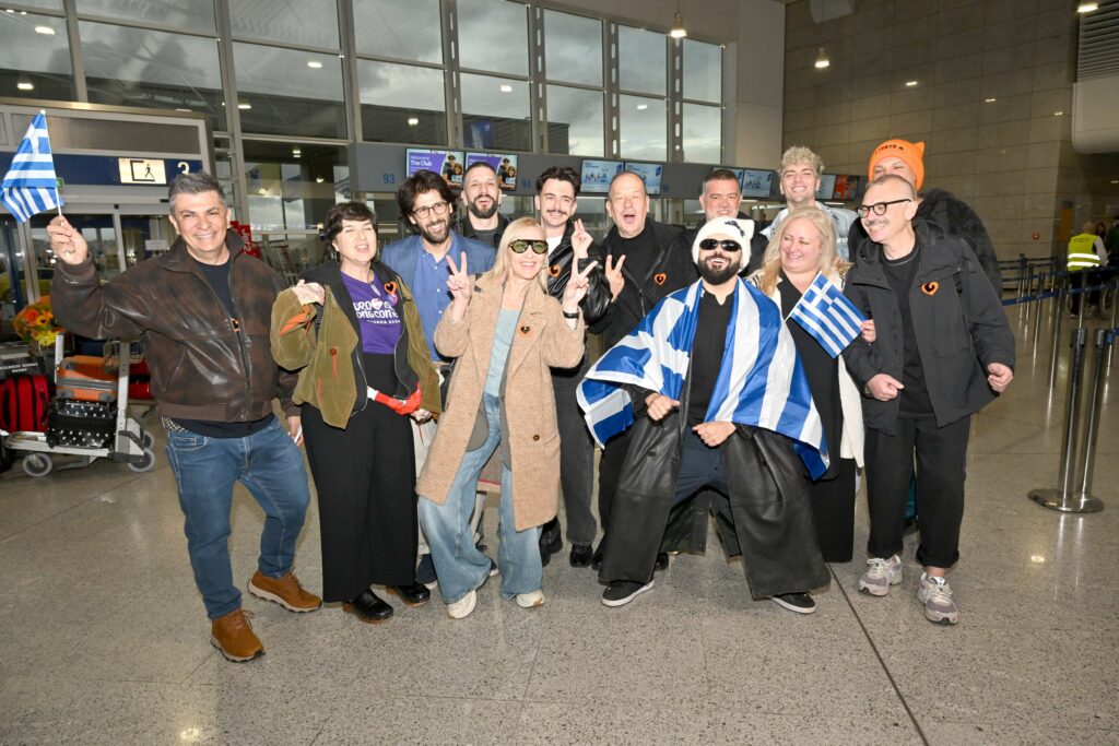 Eurovision 2026: Η ελληνική αποστολή και ο Akylas αναχώρησαν για την Αυστρία