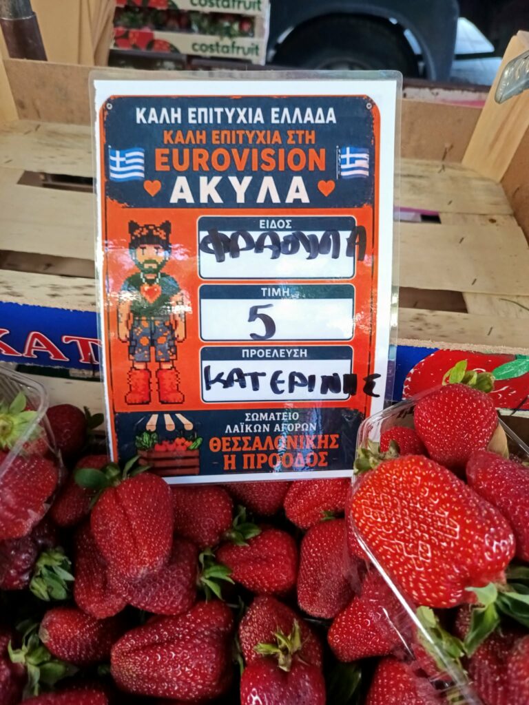 Λίγο πριν τον μεγάλο τελικό της Γιουροβίζιον: O Ακύλας και το Ferto έγιναν viral στη λαϊκή αγορά