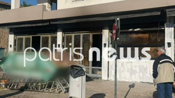 Γαστούνη: Έσπασαν και έκαψαν το μαγαζί που ετοίμαζε να ανοίξει ο περιπτεράς που είχε ξυλοκοπηθεί άγρια
