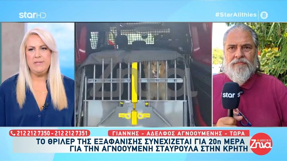 Θρίλερ με την εξαφάνιση της 45χρονης Σταυρούλας στα Χανιά-Οι 3 εκδοχές που έδωσε ο ενοικιαστής για τους λόγους που αφαιρούσε το υλικό από τις κάμερες
