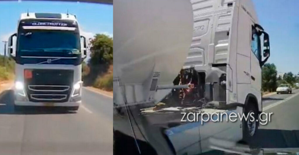 Κρήτη: Επικίνδυνος οδηγός βυτιοφόρου «έπαιζε τα φώτα» για να κάνει προσπέραση κοντά στο αεροδρόμιο Χανίων, δείτε βίντεο