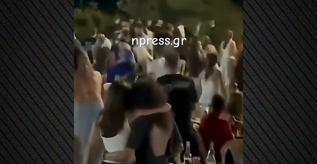 Άγριος καβγάς και ξύλο σε πανηγύρι στο Αντίρριο: Εκτοξεύτηκαν τραπέζια και καρέκλες, δείτε βίντεο