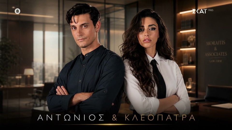 «Αντώνιος & Κλεοπάτρα»: Όσα γνωρίζουμε για τη νέα καθημερινή σειρά του ΣΚΑΪ – Ο Akylas στο τραγούδι των τίτλων