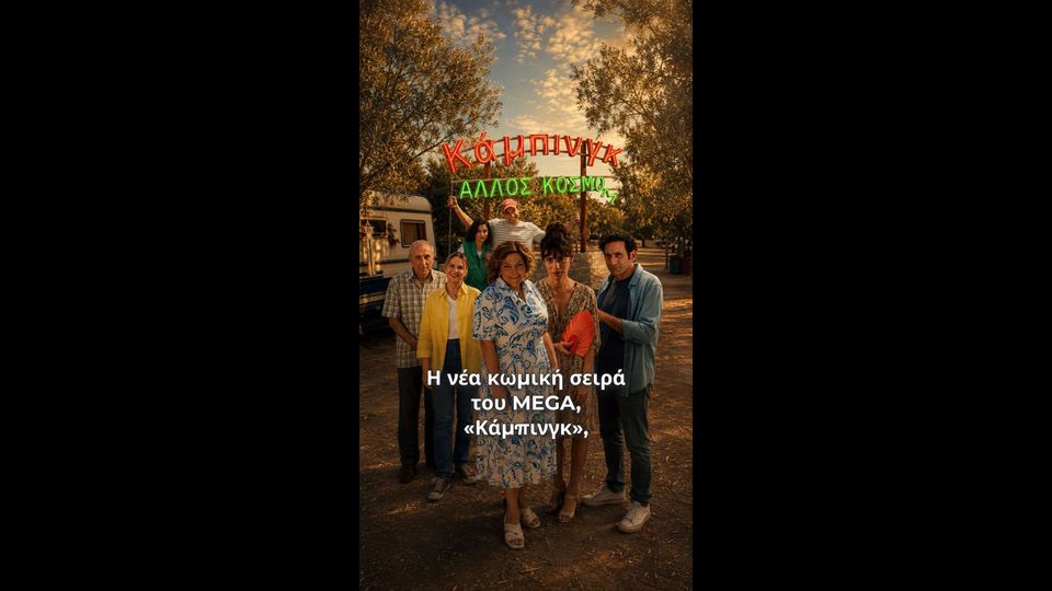 «Κάμπινγκ»: Όσα γνωρίζουμε για τη νέα κωμική σειρά του MEGA