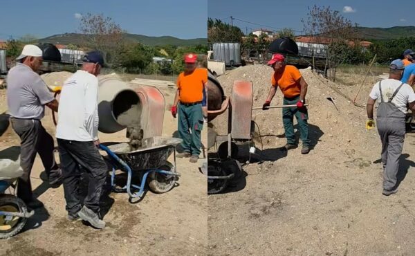 Μαθήματα αλληλεγγύης από το Σουφλί: Οι κάτοικοι κτίζουν το σπίτι ενός ζευγαριού που αποφάσισε να μείνει μόνιμα στο χωριό Ρούσσα