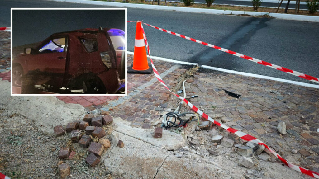 Τραγωδία στα Άνω Λιόσια: Νεκρή 17χρονη σε τροχαίο, το ΙΧ που επέβαινε «καβάλησε» το πεζοδρόμιο και έπεσε σε κολώνα