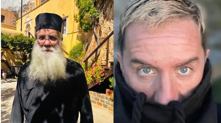 Γιώργος Μαζωνάκης: “Την τελευταία φορά που ήρθε, τον έβαλα μέσα στο ιερό και ψάλλαμε λίγο” – Συγκινεί ο Κρητικός αρχιμανδρίτης