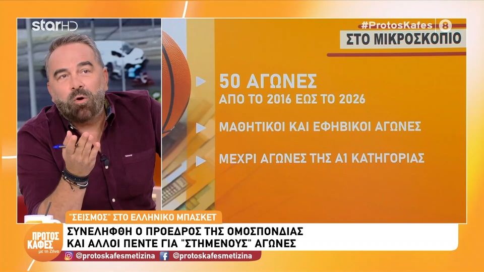 Γρηγόρης Γκουντάρας για την υπόθεση με τους «στημένους» αγώνες: «Διώχνουν τα παιδιά από τον αθλητισμό»